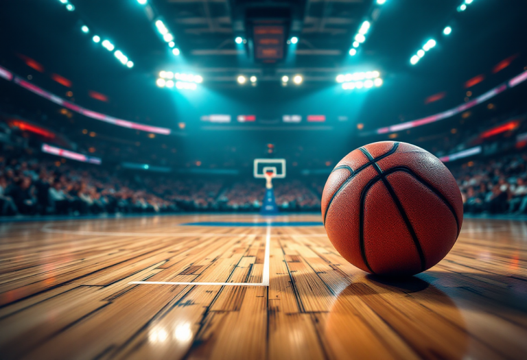 Olympiacos in azione contro il Panathinaikos nelle finali GBL