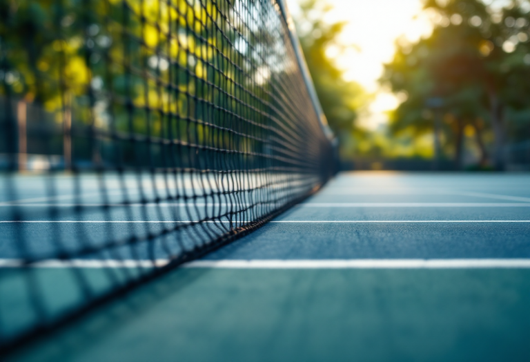 Giovani tennisti in azione durante un torneo in Italia