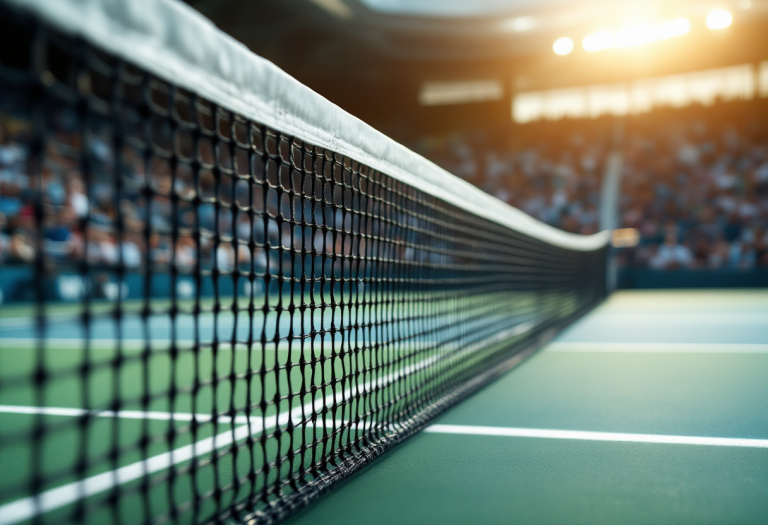 Lorenzo Musetti durante la semifinale di Roland Garros