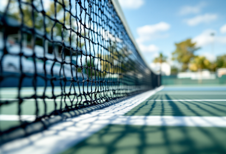 Lorenzo Musetti in azione al Roland Garros 2023