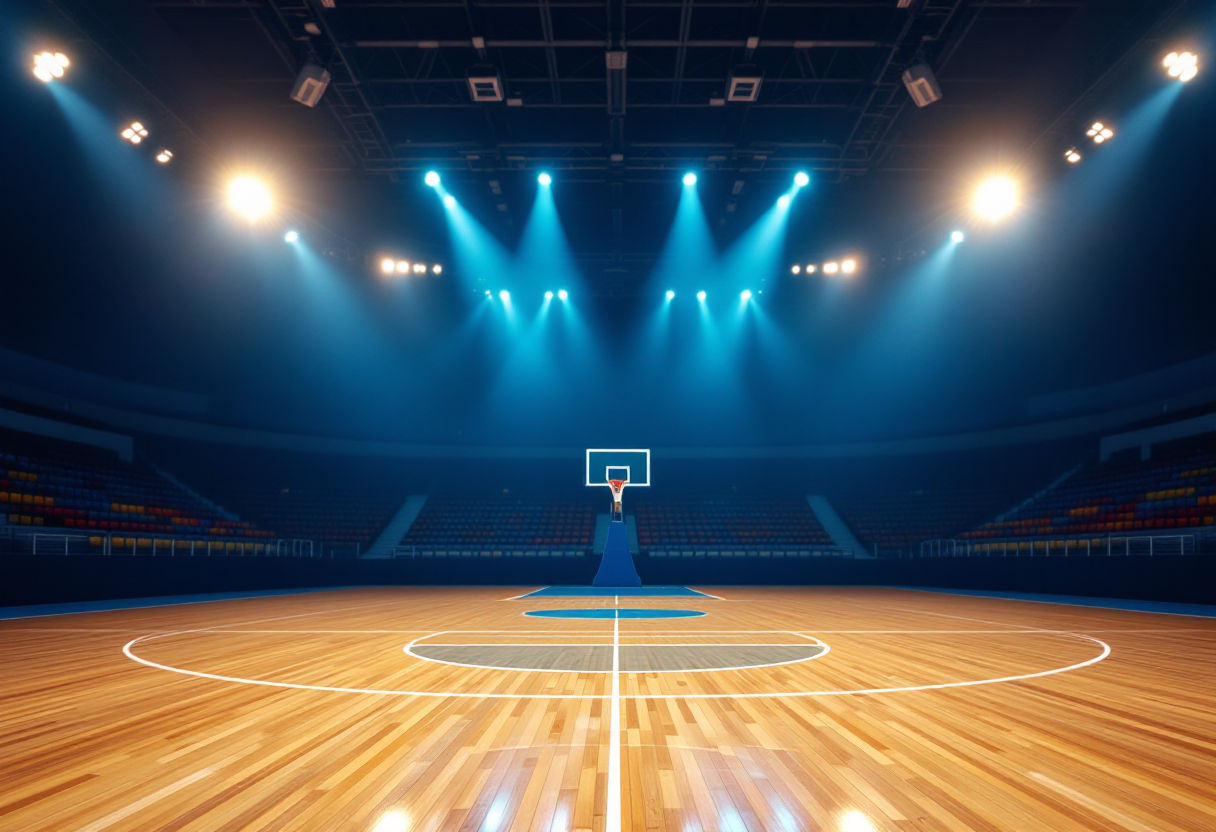 Pacers e Knicks in azione durante la finale della Eastern Conference