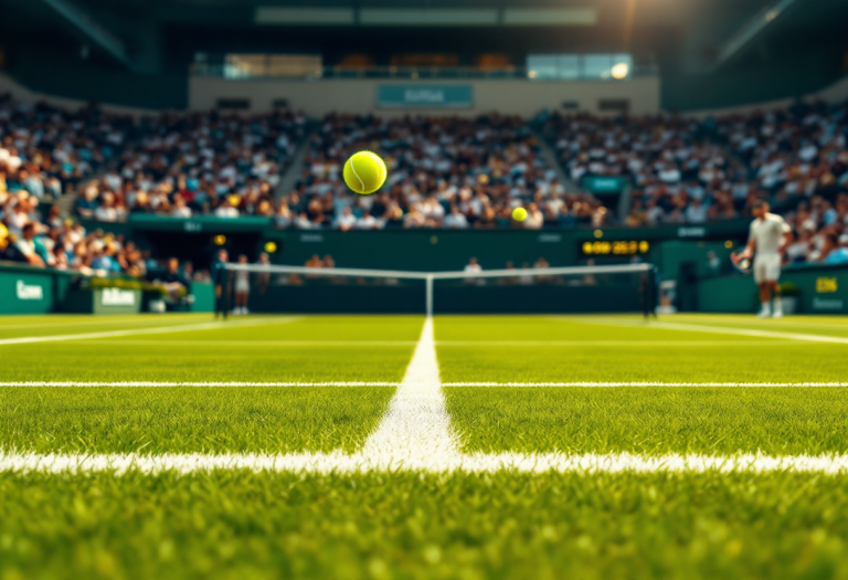 Sinner e Alcaraz in campo durante la finale del Roland Garros