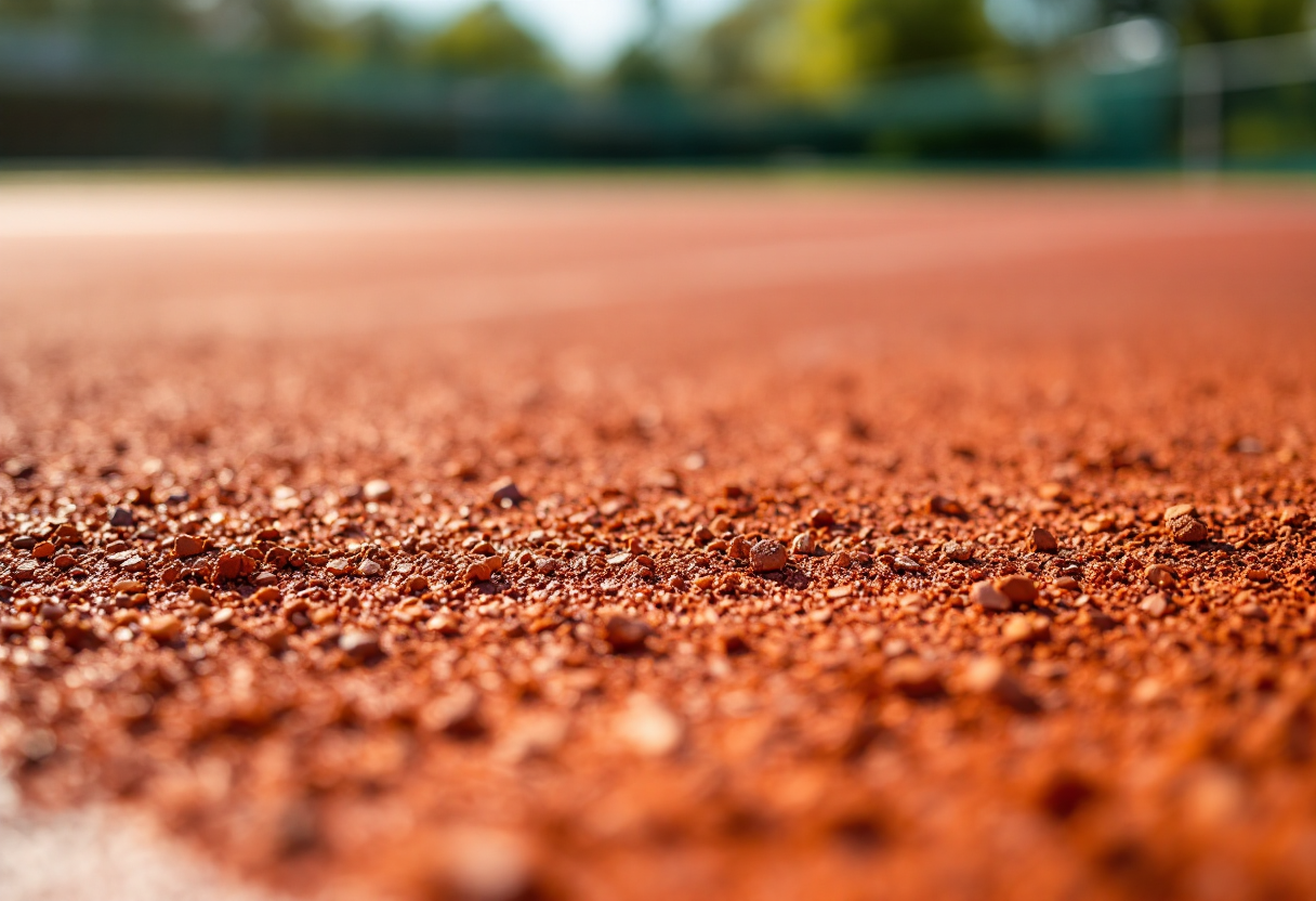 Giocatori italiani festeggiano al Roland Garros