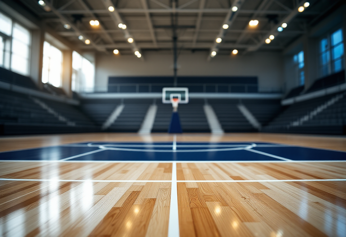 Giocatori della Virtus Bologna festeggiano la vittoria in gara-3