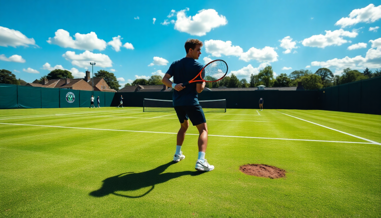 carlos alcaraz torna in campo al queens club dopo il trionfo a wimbledon 2024 1749978147