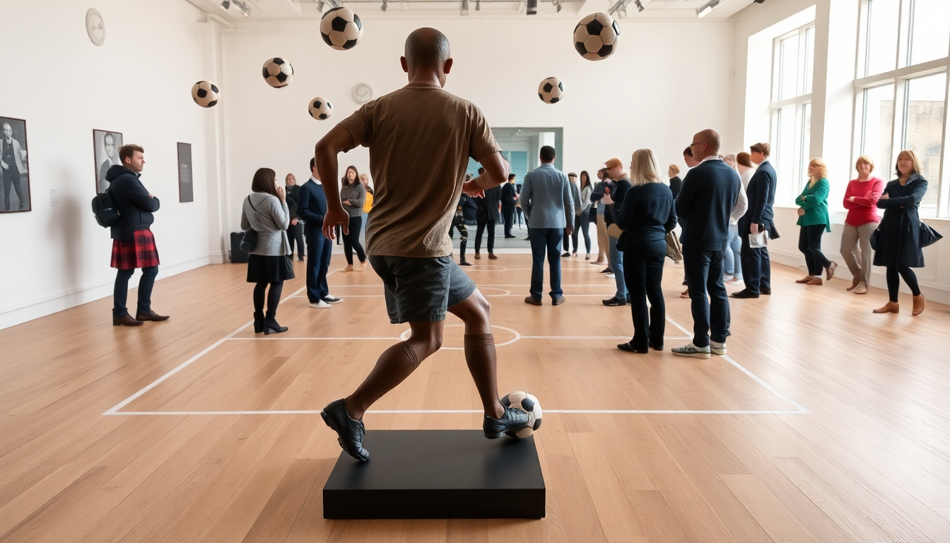 riflessioni sul legame tra arte e calcio nellinstallazione dedicata a sandro mazzola 1751650122