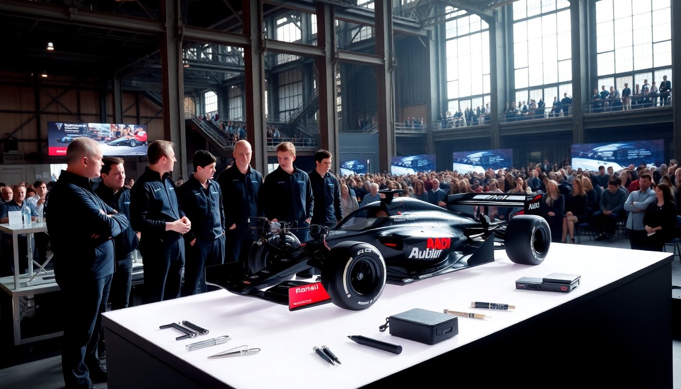 audi revolut f1 team presentazione ufficiale in formula 1 1769030566