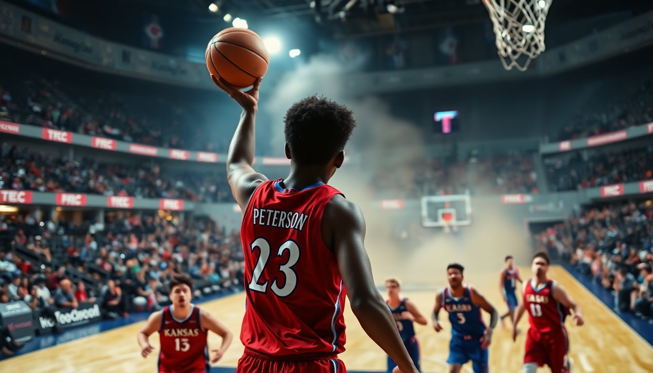 darryn peterson guida il kansas alla vittoria contro texas tech 1770125048