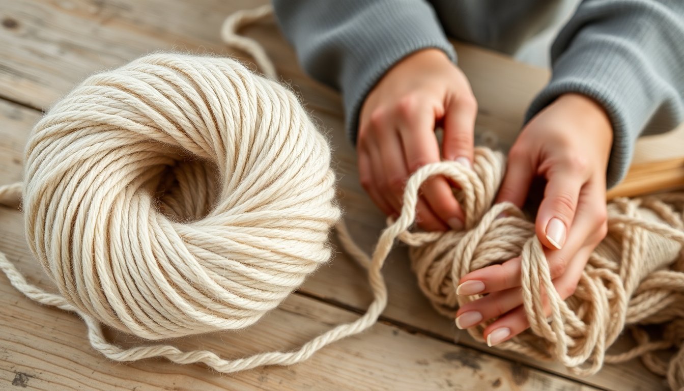 filato cotone rigenerato grs materiali sostenibili per uncinetto e maglieria 1771632889