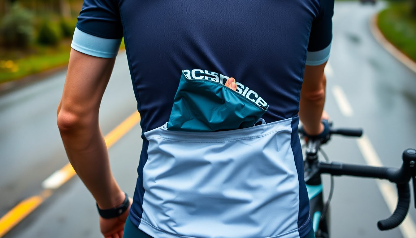 giacca ciclismo antipioggia leggera e packable per uscite lunghe 1772855854