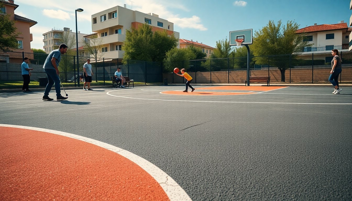 Riqualifichiamo: nuovo playground di pallacanestro al Villaggio Dante
