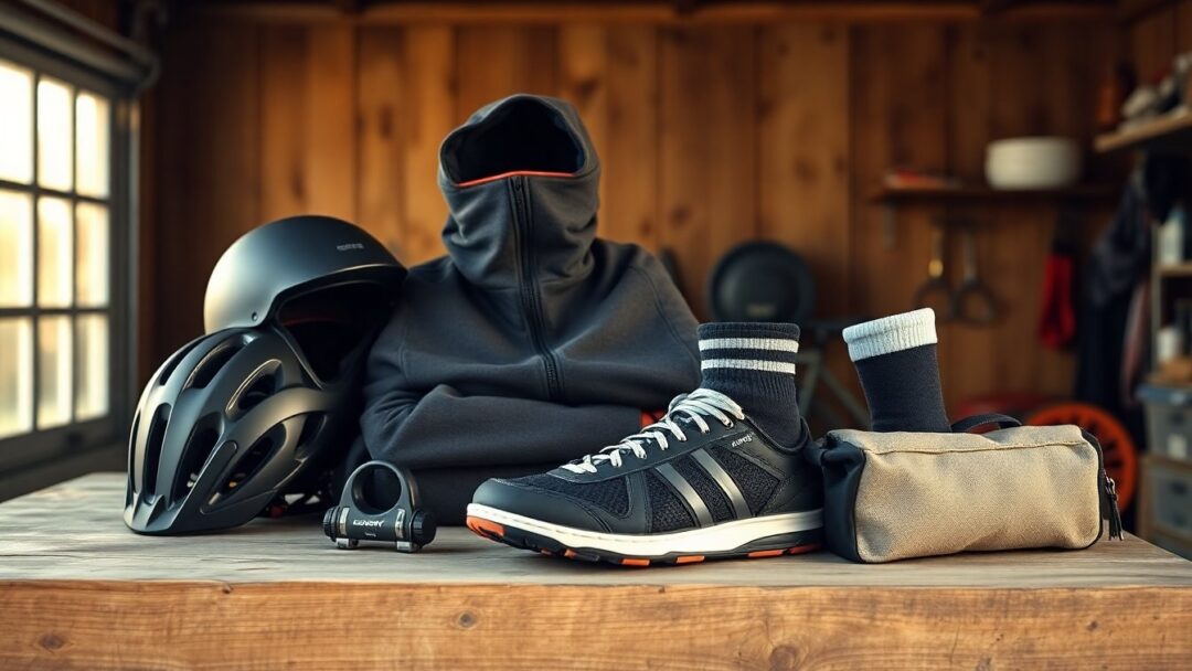 Accessori per ciclismo: prodotti tecnici per testa, corpo e piedi