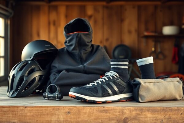 Accessori per ciclismo: prodotti tecnici per testa, corpo e piedi