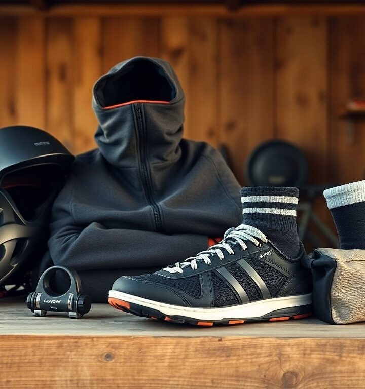 Accessori per ciclismo: prodotti tecnici per testa, corpo e piedi