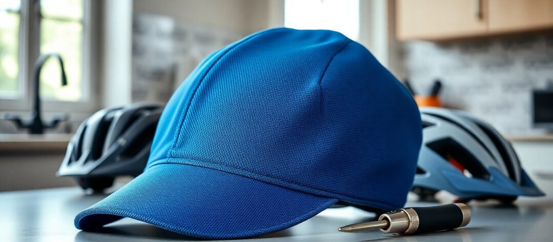 Cappellino da bici donna con apertura ponytail e protezione solare