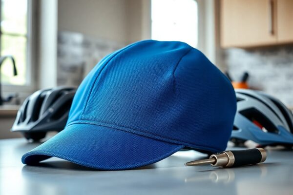 Cappellino da bici donna con apertura ponytail e protezione solare