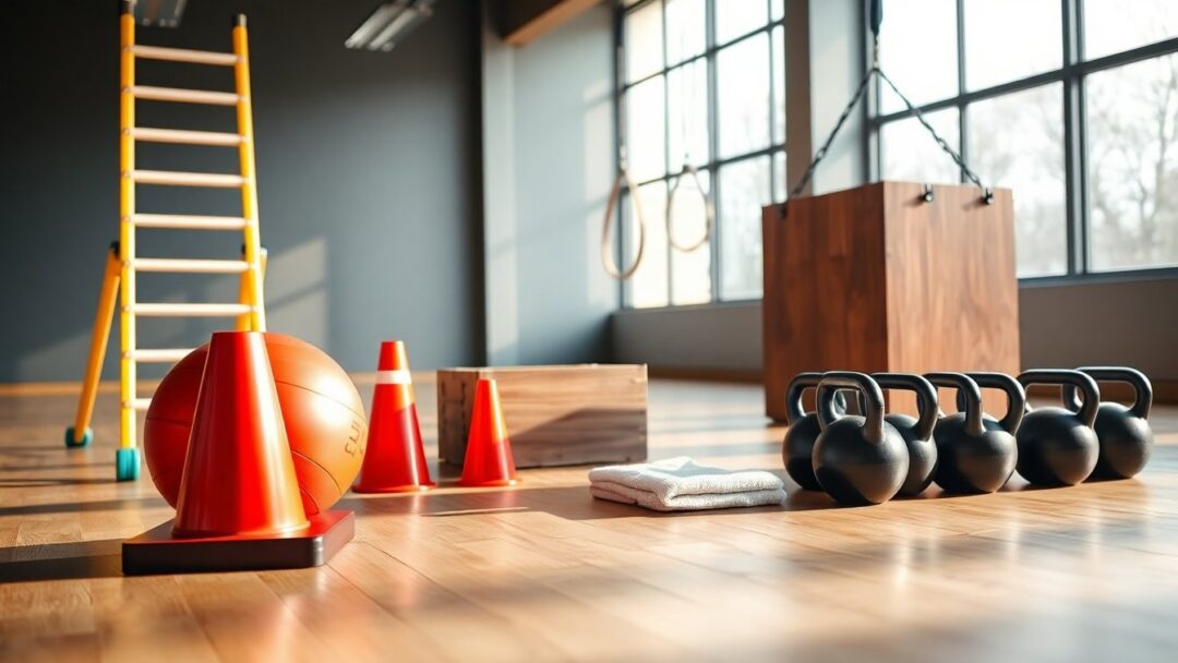 Circuito HIIT 20 minuti per calcio e basket con cambi di direzione e core