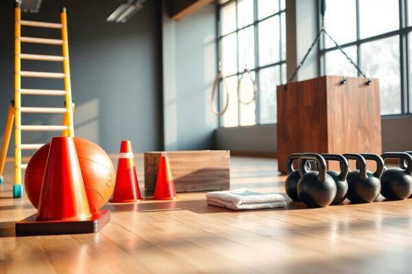 Circuito HIIT 20 minuti per calcio e basket con cambi di direzione e core