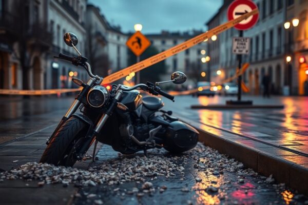 Incidente mortale a Treviso: motociclista di 37 anni muore in collisione con furgone