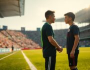 Siparietto tra il figlio dell'ex Barcellona e Messi durante l'amichevole dell'Argentina