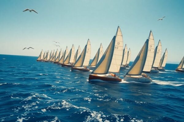 AEGEAN 600: 66 yacht in gara nell'Egeo con vento a 25-30 nodi