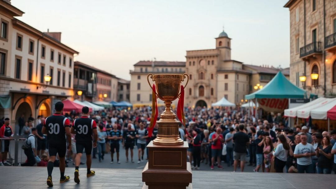 Laura Pirovano e gli atleti trentini festeggiati a Spiazzo durante la sagra di San Vigilio