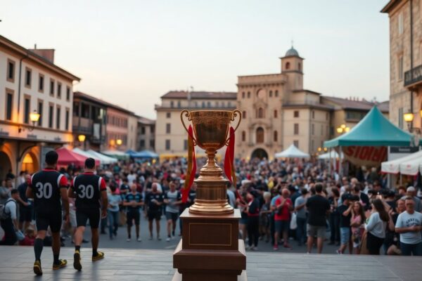 Laura Pirovano e gli atleti trentini festeggiati a Spiazzo durante la sagra di San Vigilio