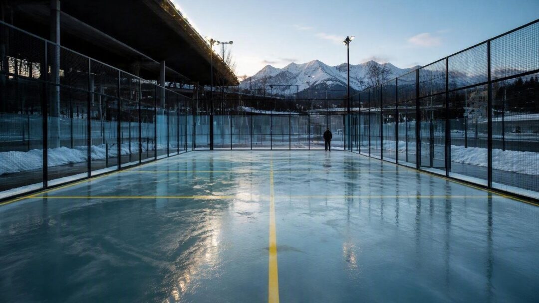 Coldest Court: quando il padel incontra l'hockey su ghiaccio