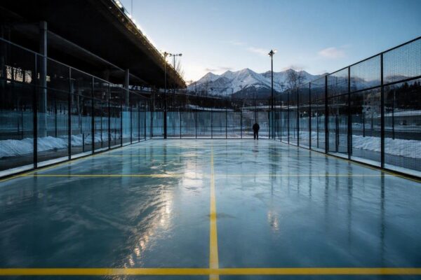 Coldest Court: quando il padel incontra l'hockey su ghiaccio