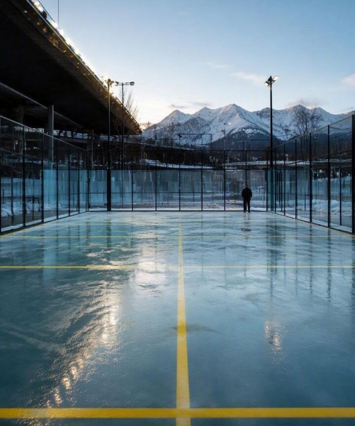 Coldest Court: quando il padel incontra l'hockey su ghiaccio