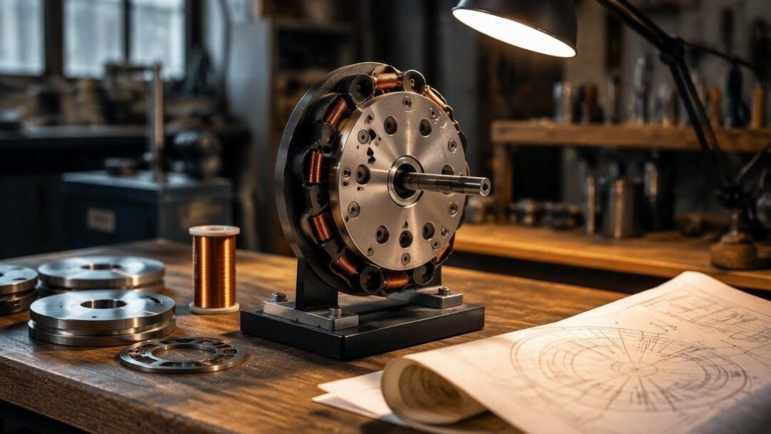 Rotori a flusso assiale nei motori elettrici: efficienza, costi e materiali