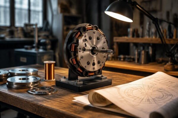 Rotori a flusso assiale nei motori elettrici: efficienza, costi e materiali