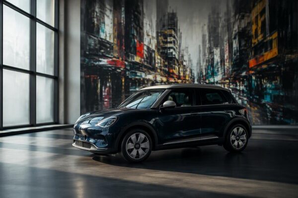 Smart #2 elettrica: anteprima in murales prima del Salone di Parigi