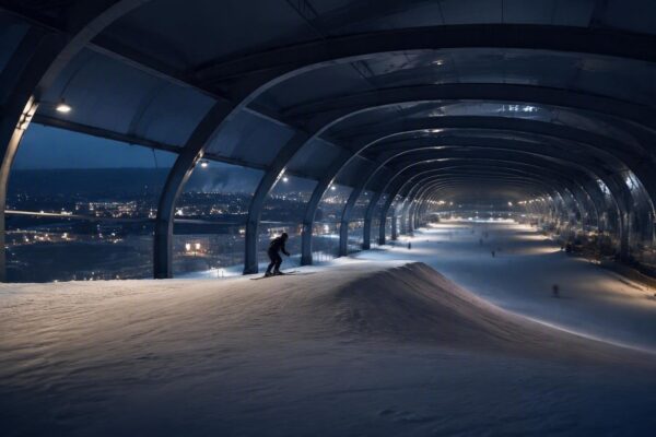 Il campione austriaco riprende gli sci negli skidome di Zoetermeer