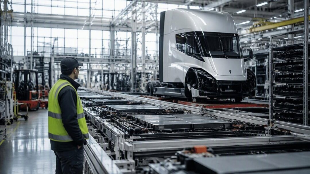 Inizia la produzione di massa del Semi di Tesla nello stato del Nevada