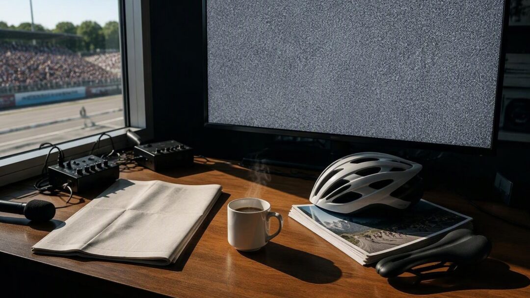 Rai interrompe la diretta del campionato del mondo di bici per 25 minuti