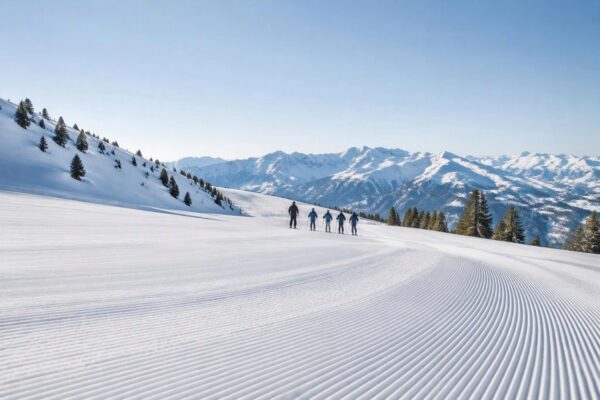 Allenamento quattro giornate del freesnow azzurro a Scharnitz
