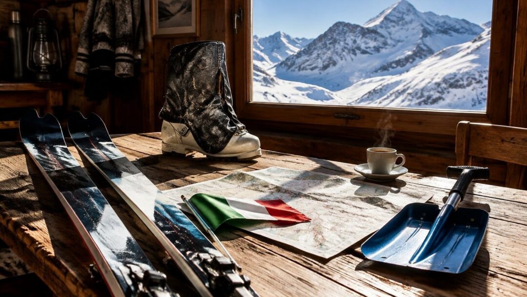 Italia: preparazione in Val Senales prima di Levi, Gurgl e Killington