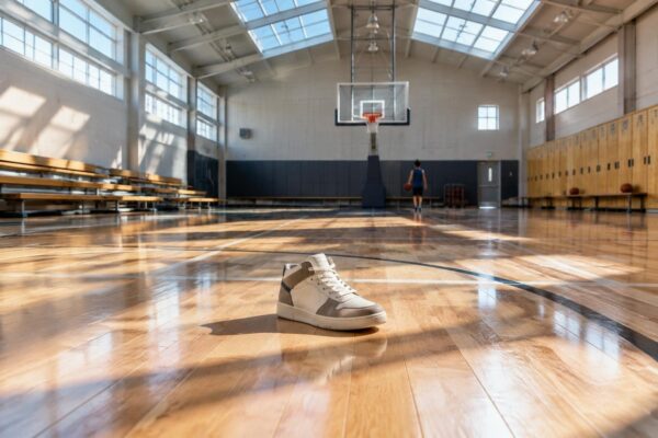 Scarpa da basket per i più piccoli: Big Basket Midi in PU e suede
