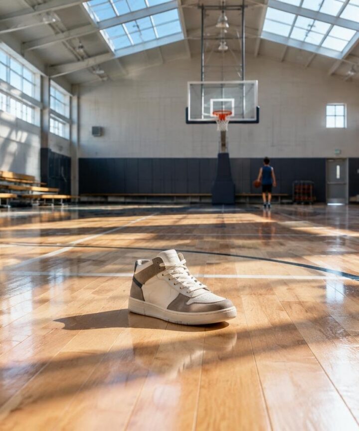 Scarpa da basket per i più piccoli: Big Basket Midi in PU e suede
