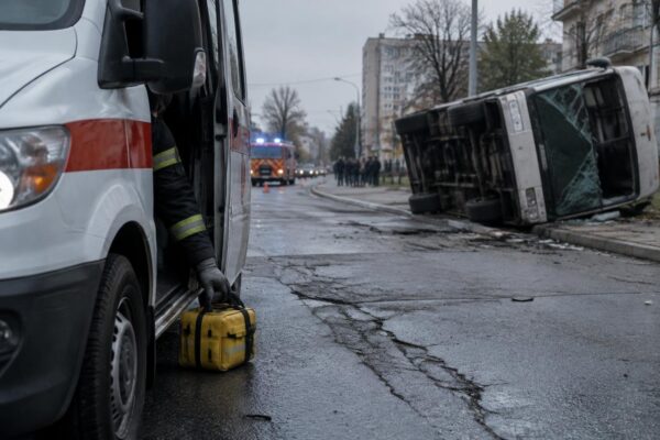 Schianto a Rosolina: pulmino esce di strada, sette feriti