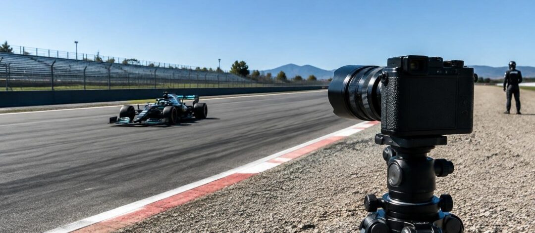 Scopri la nuova Leica Q3 43 Formula 1®, una fotocamera da corsa
