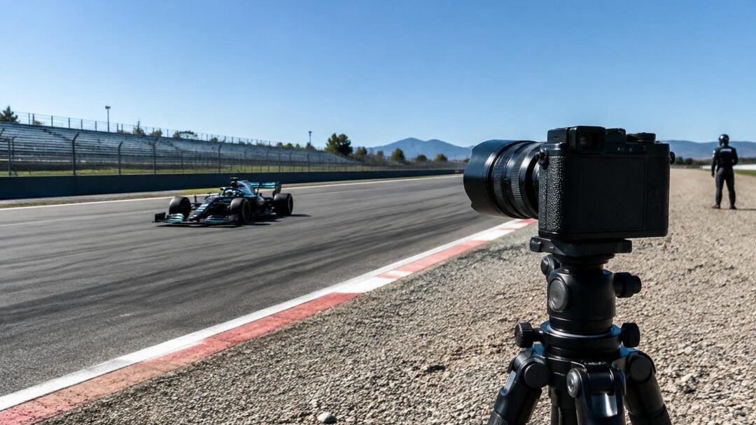 Scopri la nuova Leica Q3 43 Formula 1®, una fotocamera da corsa
