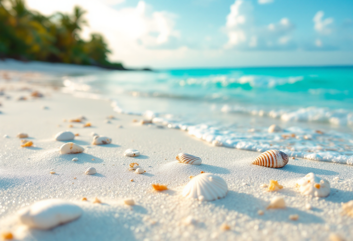 Diletta Leotta rilassata in spiaggia alle Maldive