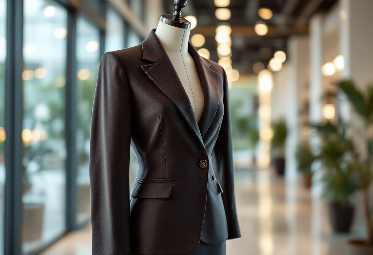 Un elegante power suit primaverile per il 2025