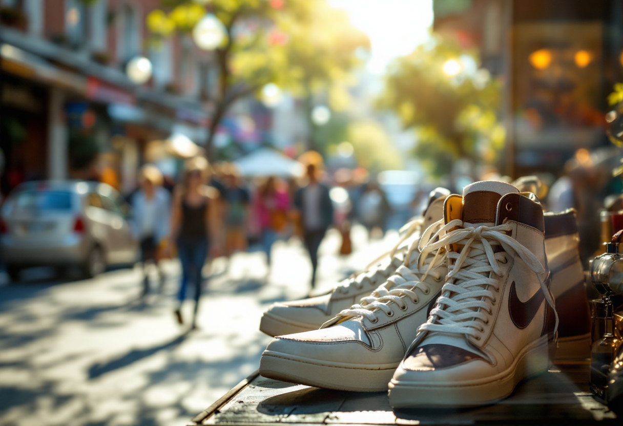 Sneakers a suola alta in stile primavera-estate 2025