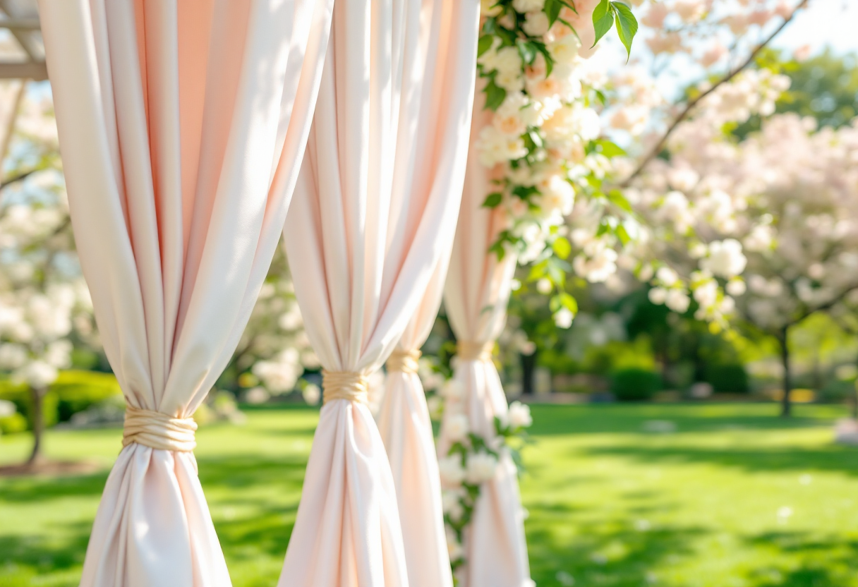 Eleganti abiti in raso per eventi primaverili
