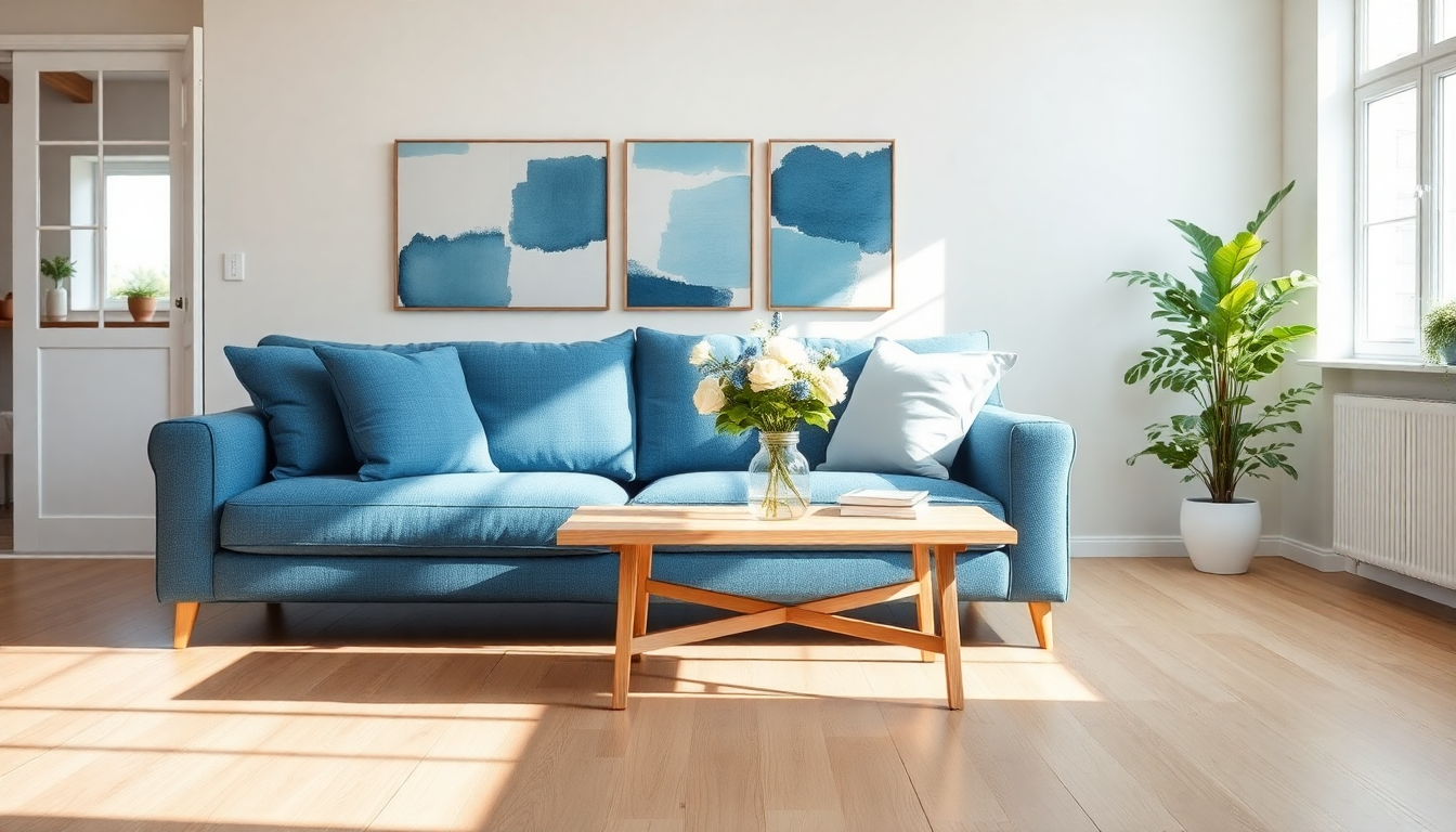 Blu cotone: il colore che trasforma i tuoi interni