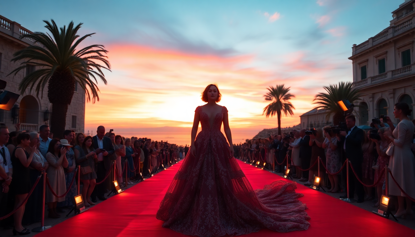 Clara incanta al Taormina Film Festival 2025 con un look che celebra la bellezza siciliana