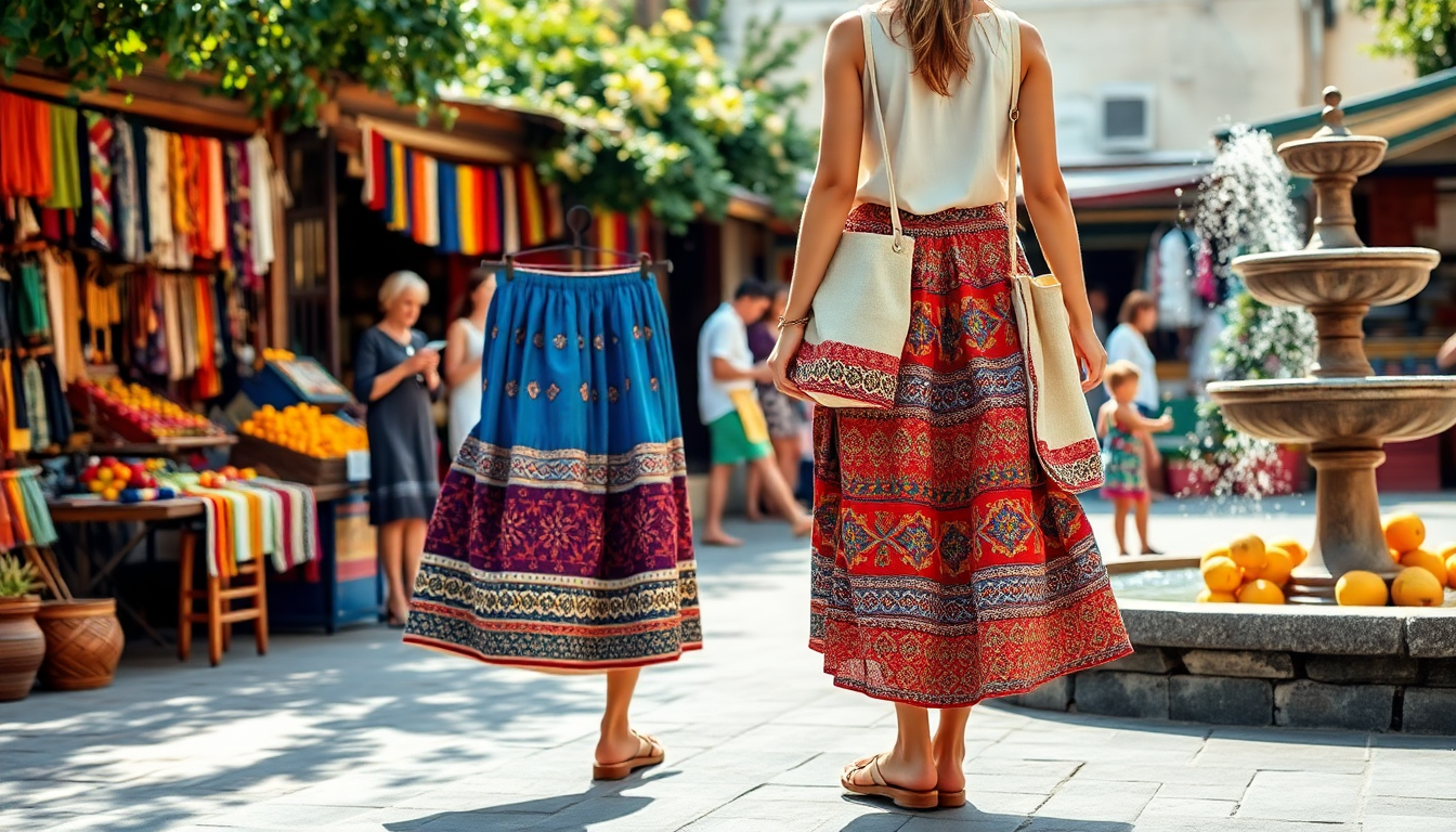 Come abbinare la gonna etnica per un look estivo irresistibile